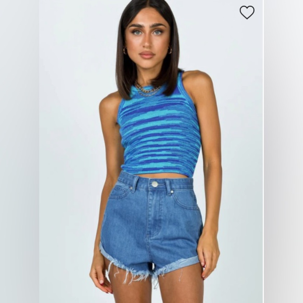 Denim shorts